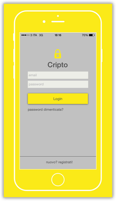 Screenshot 1 App Android Cripto | Testi cifrati