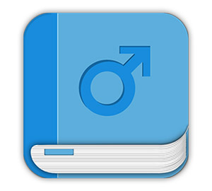 Icona App iPhone iOS, Diario blu