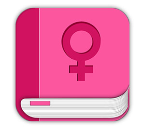 Icona App iPhone iOS, Diario rosa
