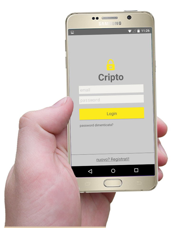 Screen App Android Cripto