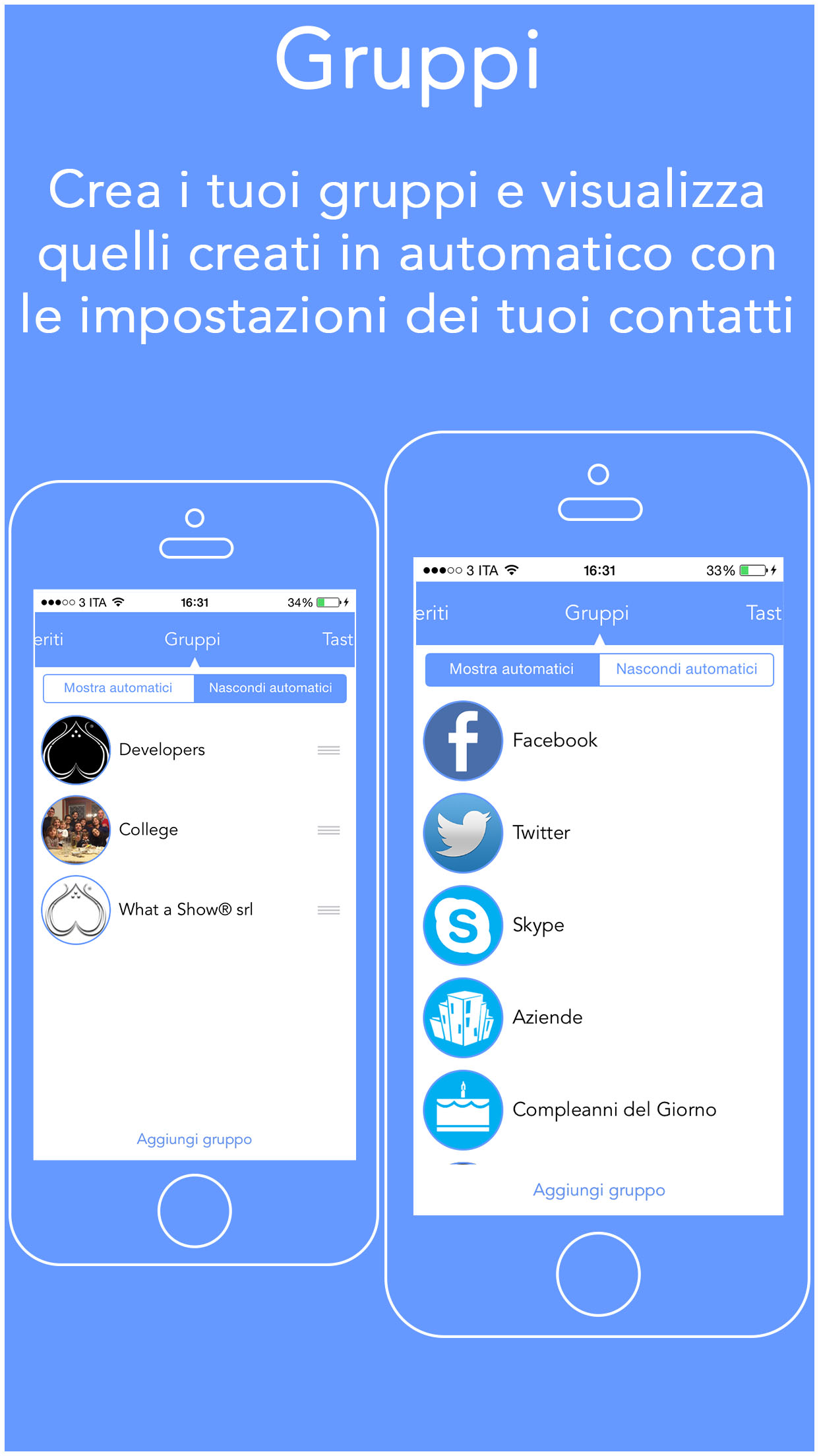 Screenshot 2 App iOS Top Chiamate