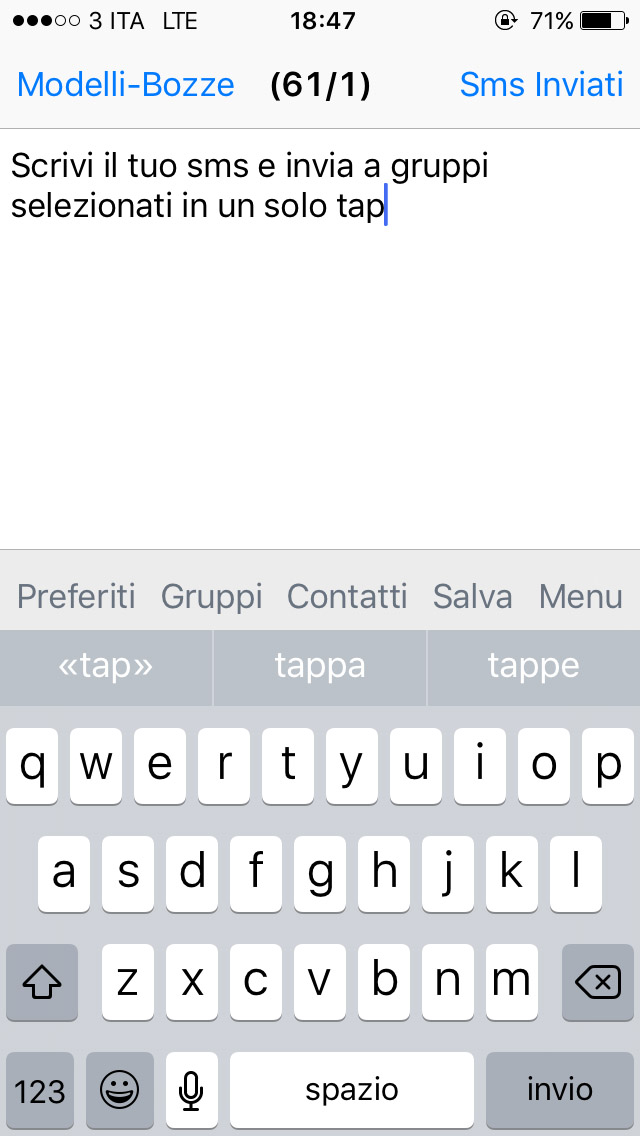 Screenshot 1 App iOS Top SMS