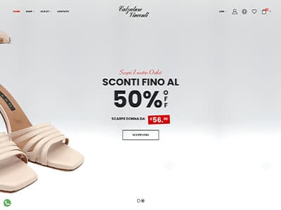 Creazione ecommerce calzaturevincenti.it | Portfolio What a Show S.r.l. | https://www.whatashow.it