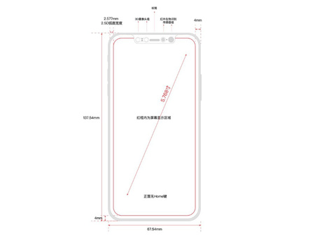 iPhone 8 Schema Tecnico e dimensioni